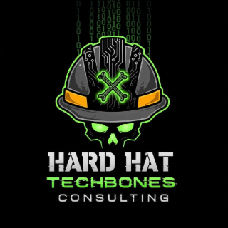900101 100001 001000 101101 00001 OROOOOF HARD HAT TECHBONES CONSULTING 01 000 X B 000000 logo