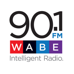90.1 FM WABE INTELLIGENT RADIO. logo