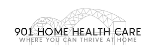 901 HOME HEALTH CARE WHERE YOU CAN THRIVE AT HOME logo