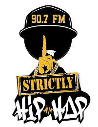 90.7 FM STRICTLY HIP HOP logo