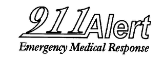 911 ALERT EMERGENCY MEDICAL RESPONSE logo