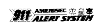911 AMERISEC ALERT SYSTEM FIRE POLICE logo