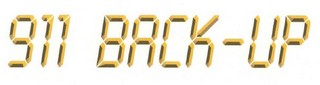 911 BACK-UP logo