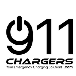 911 CHARGERS .COM YOUR EMERGENCY CHARGING SOLUTION! logo