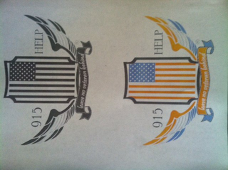915 HELP LEAVE NO VETERANS BEHIND logo
