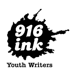 916 INK YOUTH WRITERS logo
