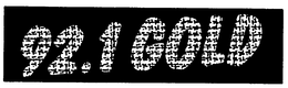 92.1 GOLD logo