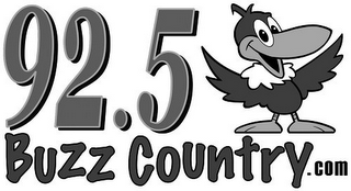 92.5 BUZZ COUNTRY.COM logo