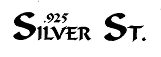 .925 SILVER ST. logo