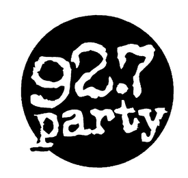 92.7 PARTY logo