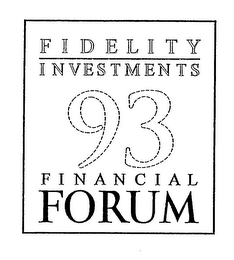93 FIDELITY INVESTMENTS FINANCIAL FORUM logo