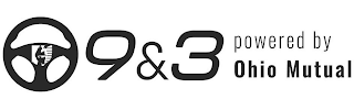 9&3 POWERED BY OHIO MUTUAL logo