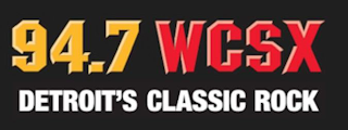 94.7 WCSX DETROIT'S CLASSIC ROCK logo