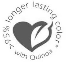 >95% LONGER LASTING COLOR* WITH QUINOA logo