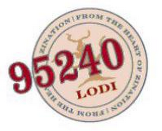 95240 LODI FROM THE HEART OF ZINATION logo