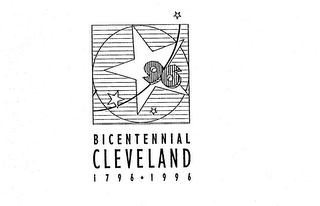 96 BICENTENNIAL CLEVELAND 1796 1996 logo