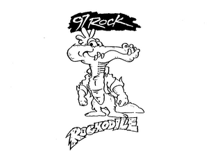 97 ROCK ROCKODILE logo