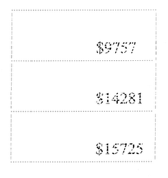 $9757 $14281 $15725 logo