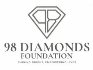98 98 DIAMONDS FOUNDATION SHINING BRIGHT, EMPOWERING LIVES logo