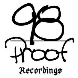 98 PROOF RECORDINGS logo
