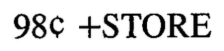 98¢ +STORE logo