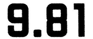 9.81 logo