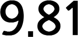 9.81 logo