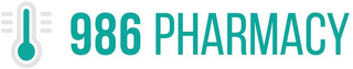 986 PHARMACY logo