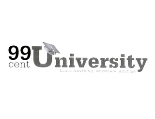 99 CENT UNIVERSITY LEARN ANYTHING. ANYWHERE. ANYTIME. logo