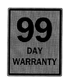 99 DAY WARRANTY logo