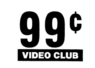 99¢ VIDEO CLUB logo