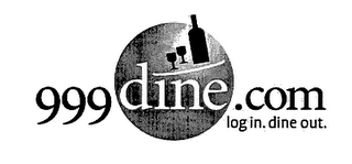 999DINE.COM LOG IN. DINE OUT. logo