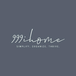 999IHOME SIMPLIFY. ORGANIZE. THRIVE logo