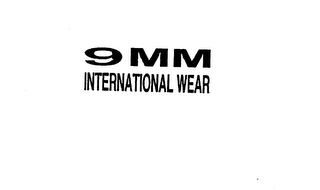 9MM INTERNATIONAL WEAR logo