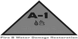 A-1 CLEANING & RESTORATION INC. FIRE & WATER DAMAGE RESTORATION logo