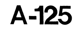 A-125 logo