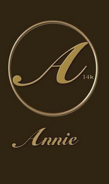 A 14K ANNIE logo