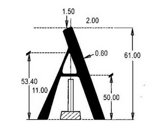 A 1.50 2.00 0.60 61.00 53.40 11.00 50.00 logo