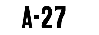 A-27 logo