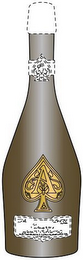A, 750 ML BRUT CHAMPAGNE, 12.5% ALC.VOL., ARMAND DE BRIGNAC, ELABORE PAR ARMAND DE BRIGNAC-REIMS-FRANCE, PRODUCT OF FRANCE logo