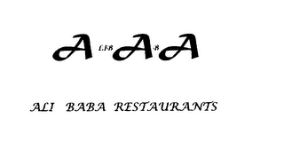 A A A ALI BABA RESTAURANTS logo