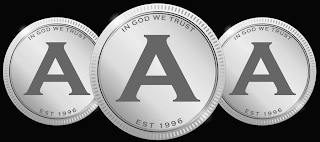 A A A IN GOD IN TRUST EST 1996 logo