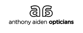 A A ANTHONY AIDEN OPTICIANS logo