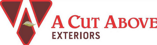 A A CUT ABOVE EXTERIORS logo