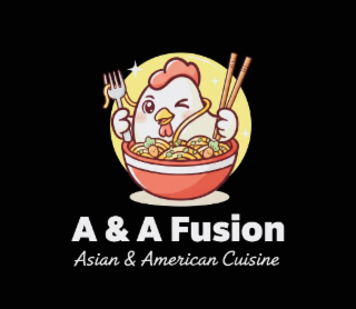 A & A FUSION ASIAN & AMERICAN CUISINE logo