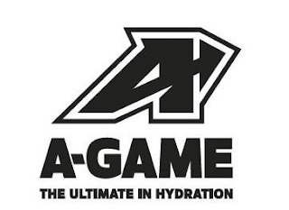 A A-GAME THE ULTIMATE IN HYDRATION logo