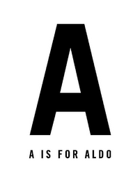 A A IS FOR ALDO logo