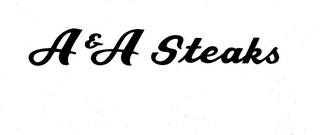 A & A STEAKS logo