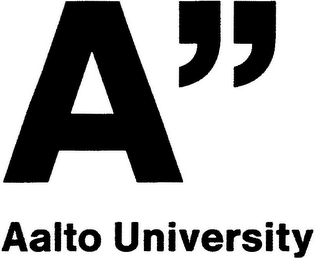 A" AALTO UNIVERSITY logo