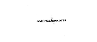 A AARONS & ASSOCIATES